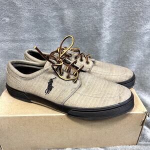 Polo Ralph Lauren Faxon Low Top Canvas Sneakers Men’s Size 11D